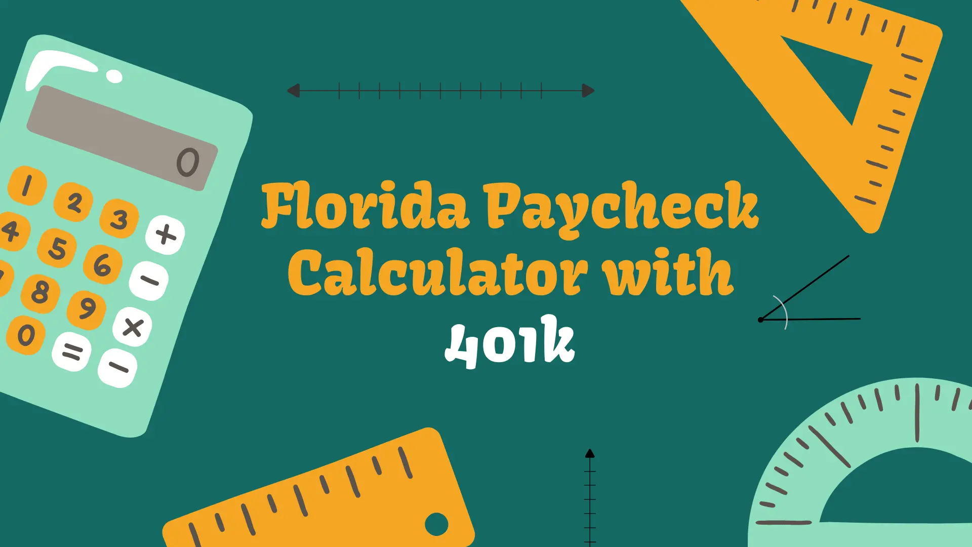 Florida Paycheck Calculator with 401k